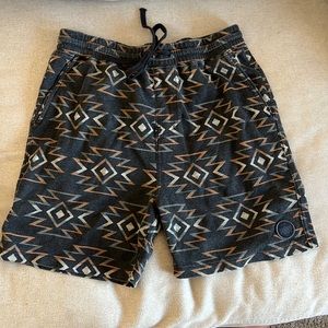 Hurley Aztec Terry cloth sweat shorts